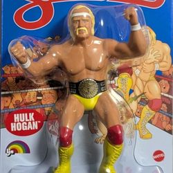 Mattel WWE Superstars Hulk Hogan Action Figure Poster Included.