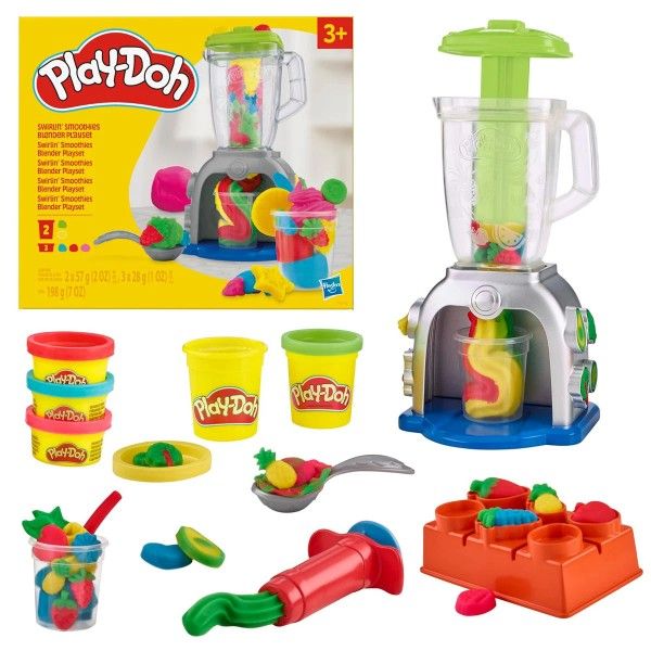 Play-Doh Swirlin' Smoothies Blender Playset – Kids Arts & Crafts for Ages 3+