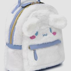 Blue Kawaii Plush Kids Backpack - Mini Cute Bag for Girls, Birthday Gift