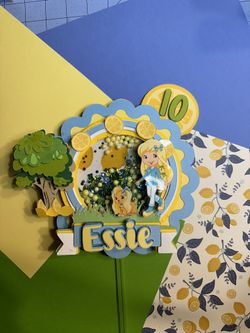 Lemon meringue Caketopper