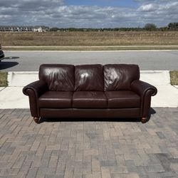 🛋️ Italsofa Leather Couch - Delivery Available