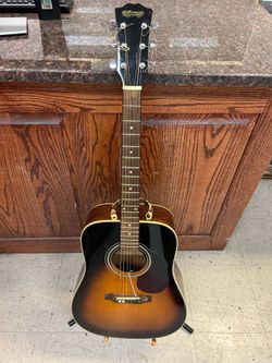 K garage 6 string acoustic guitar