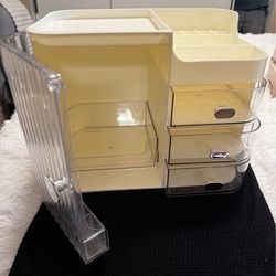 makeup storage   Box etc.