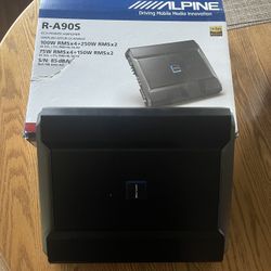 Alpine R-A90S R-Series 6/5/4/3 Channel Power Amplifier with Staggered Power
