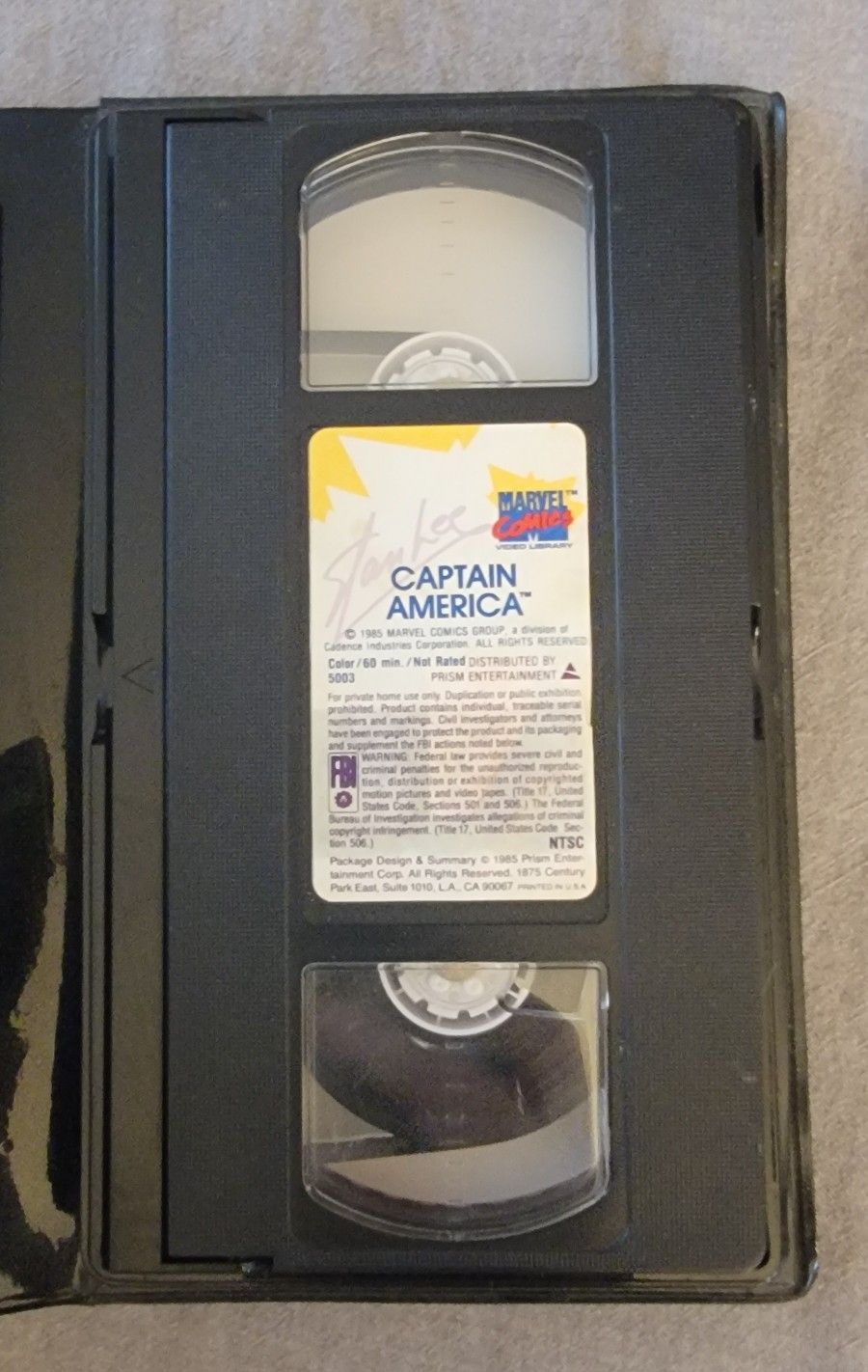 Marvel Comics Video Library Origin Of Captain America VHS