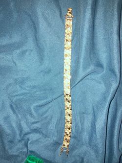 14k gold Cuban bracelet