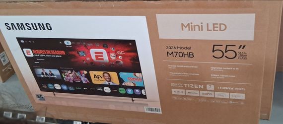 55-inch Samsung Mini-LED TV, model M70HB (2026 model)