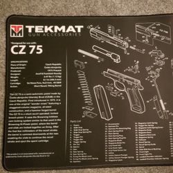 Gaming Mouse Pad TekMat Ultra 20 - CZ-75 Gun Cleaning Mat