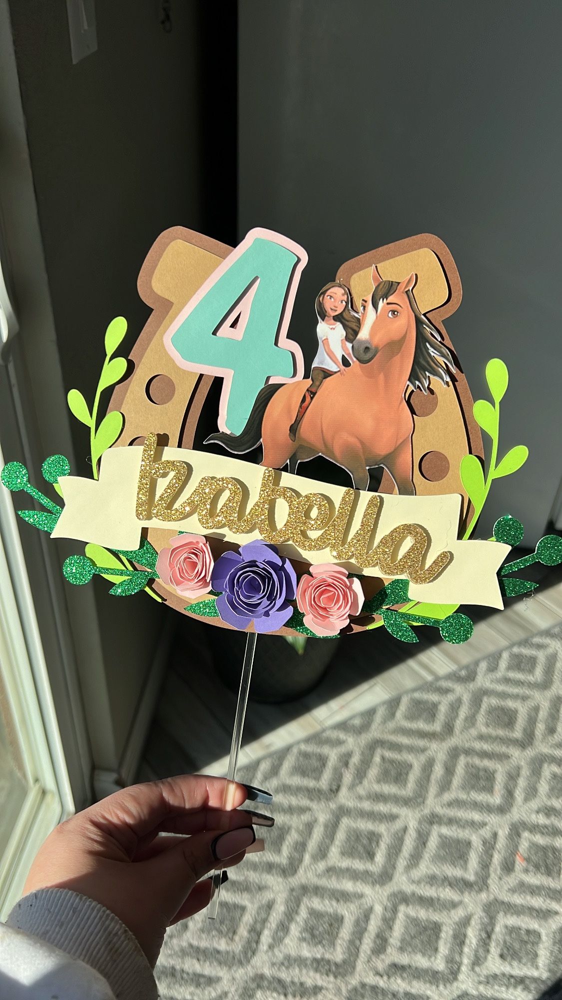 Spirit Riding Free Cake Topper