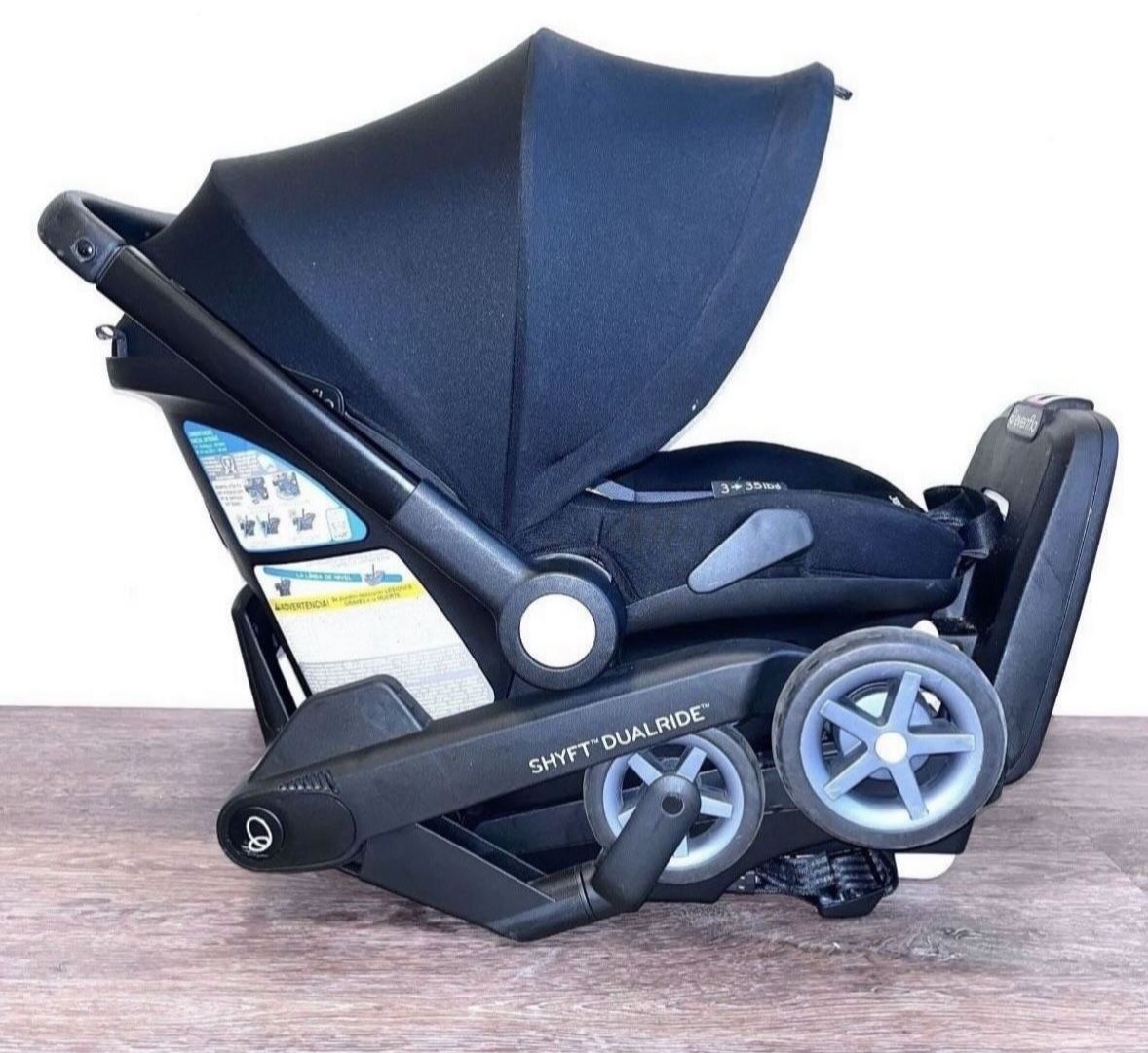 Infant Car Seat and Stroller Combo (Bryson Blue ) Clean