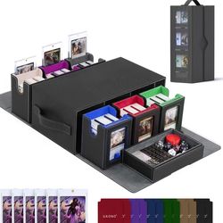 Commander Deck Box for MTG, 6-Deck Modular Card Case