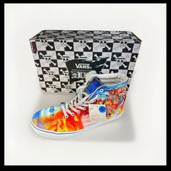 Size 11 Vans X One Piece Sk8-Hi Punk Hazard Multi Sneakers Limited-Edition 2022