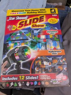 Star Shower Slide Show for Halloween, Christmas, birthday and more