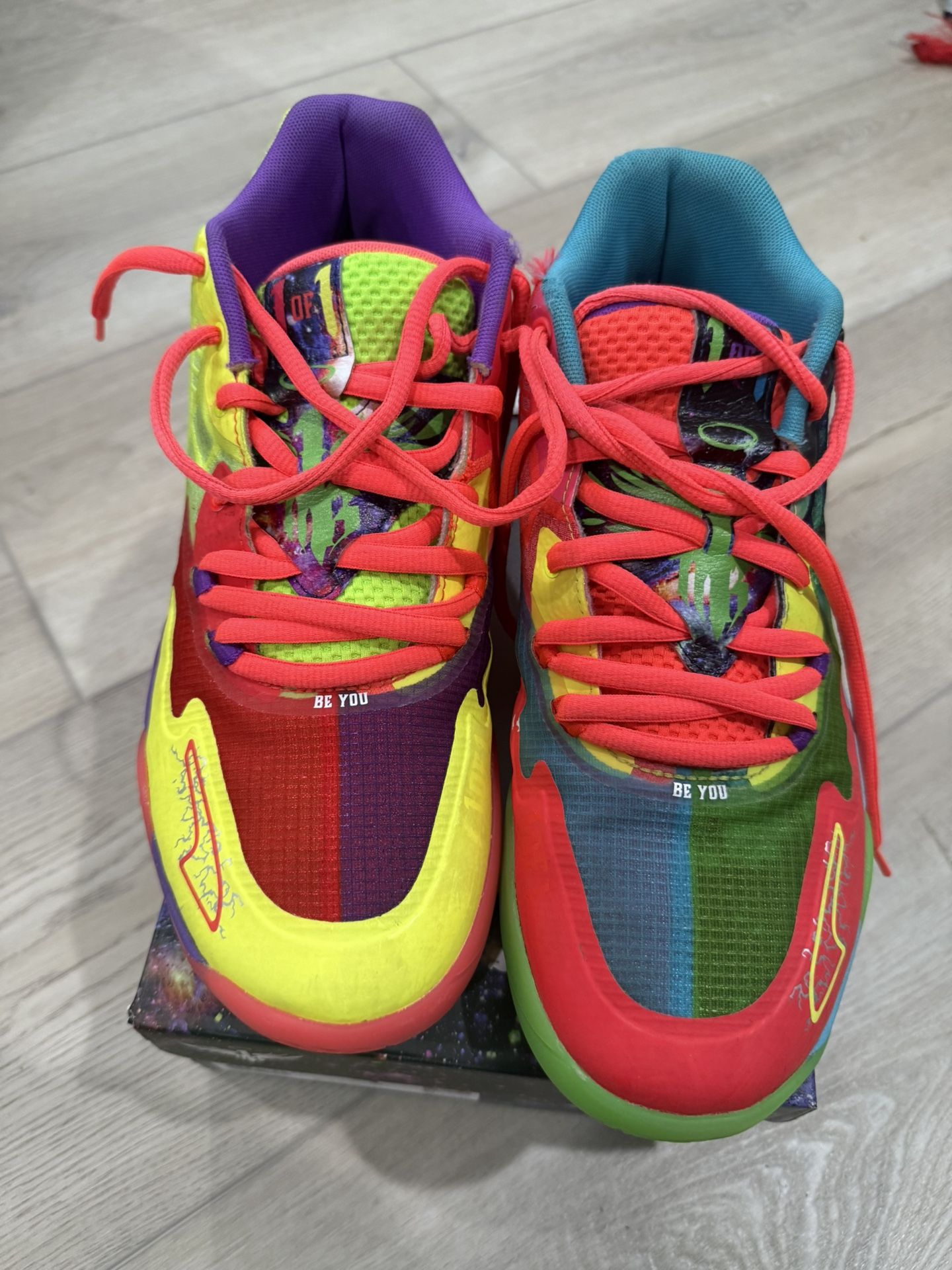 MB 1 “Be You” Size 9.5 men Lamelo shoes