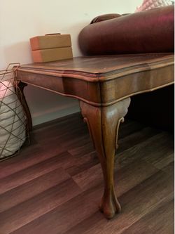 Vintage wood coffee table