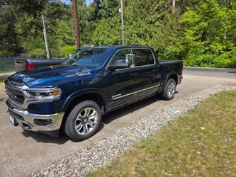2023 Ram 1500 Limited Elite Crew Cab 4x4 — 9,300 miles — $64,900
Patriot Blue Pearl / Sea Salt & Indigo interior — Pierce County, WA