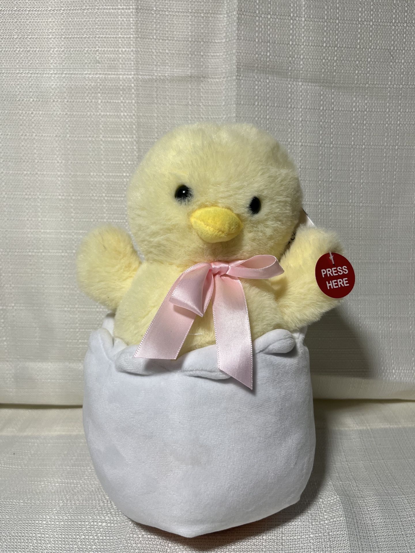 Ty Beanie Baby or Ty Buddy Eggbert the Chick plush toy