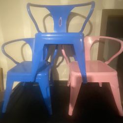 Kids' Metal Activity Chairs