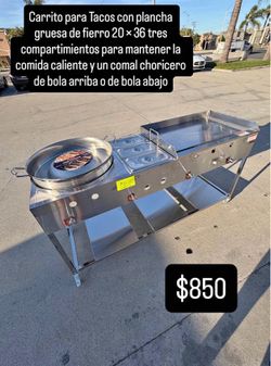 carrito para tacos ---taco cart