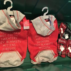 Dog Hoodies, Large And Stockings Bundle 