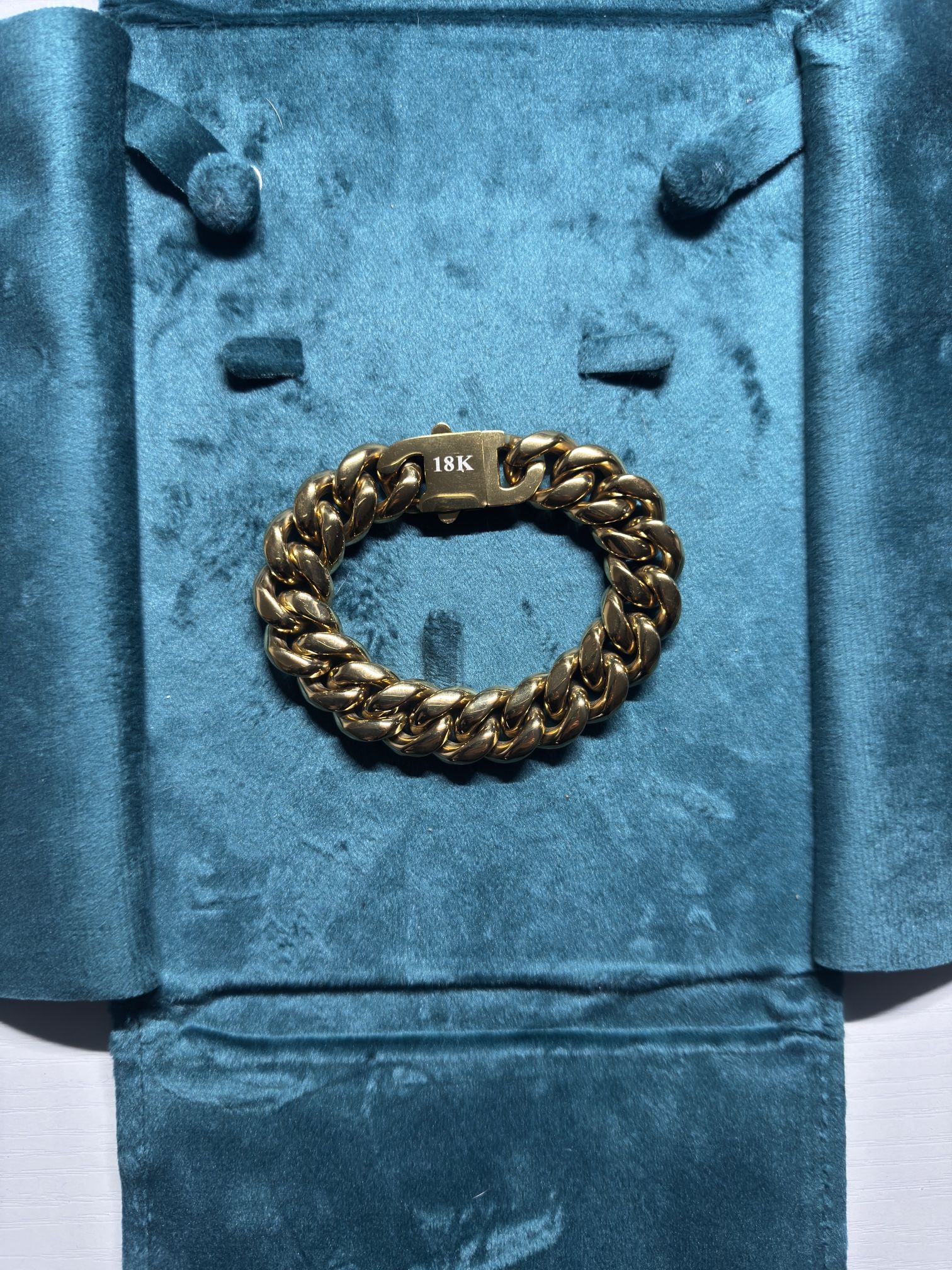 18k Gold Plated Cuban Bracelet