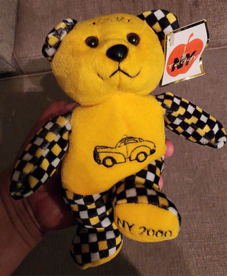 NY Taxi Small Teddy Bear
