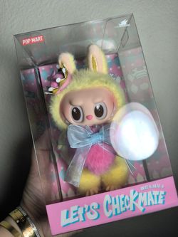 Pop Mart Labubu Monsters Lets Checkmate Queen Plush Hanging Card
