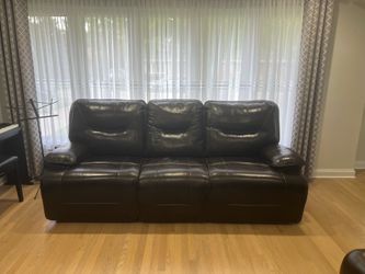 Leather sofa