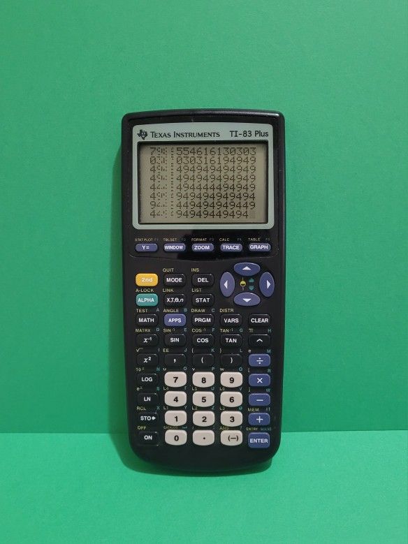 Texas Instruments TI-83 Plus No Case Parts/Repair