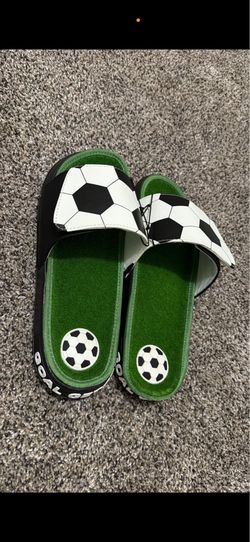 $40 Size 11 Soccer Slides