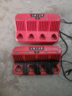 Milwaukee 12v 4 bay sequential charger