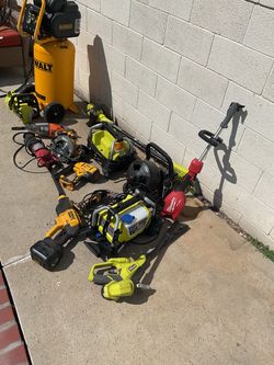 I have a lot of broken tools from Home Depot. Return pallets not working properly needs fixing. I’m selling everything for 220.