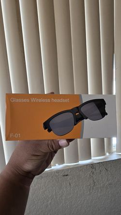 Glasses wireless headset