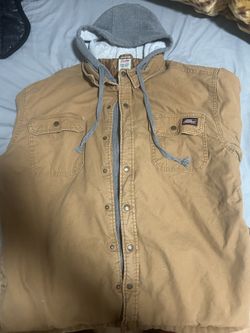 Water Repellent Duck Hooded Shirt Jacket