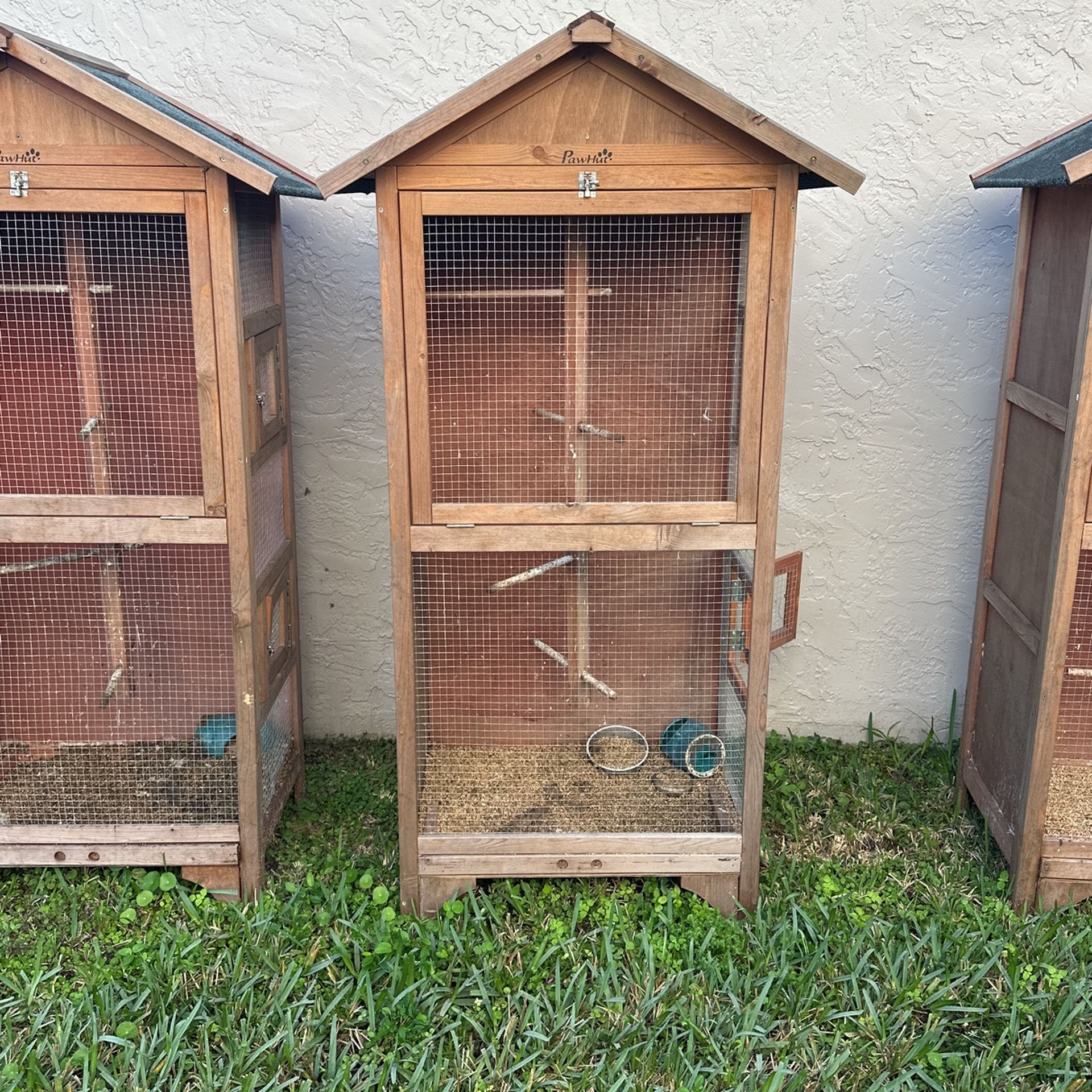 Wood Bird Cage