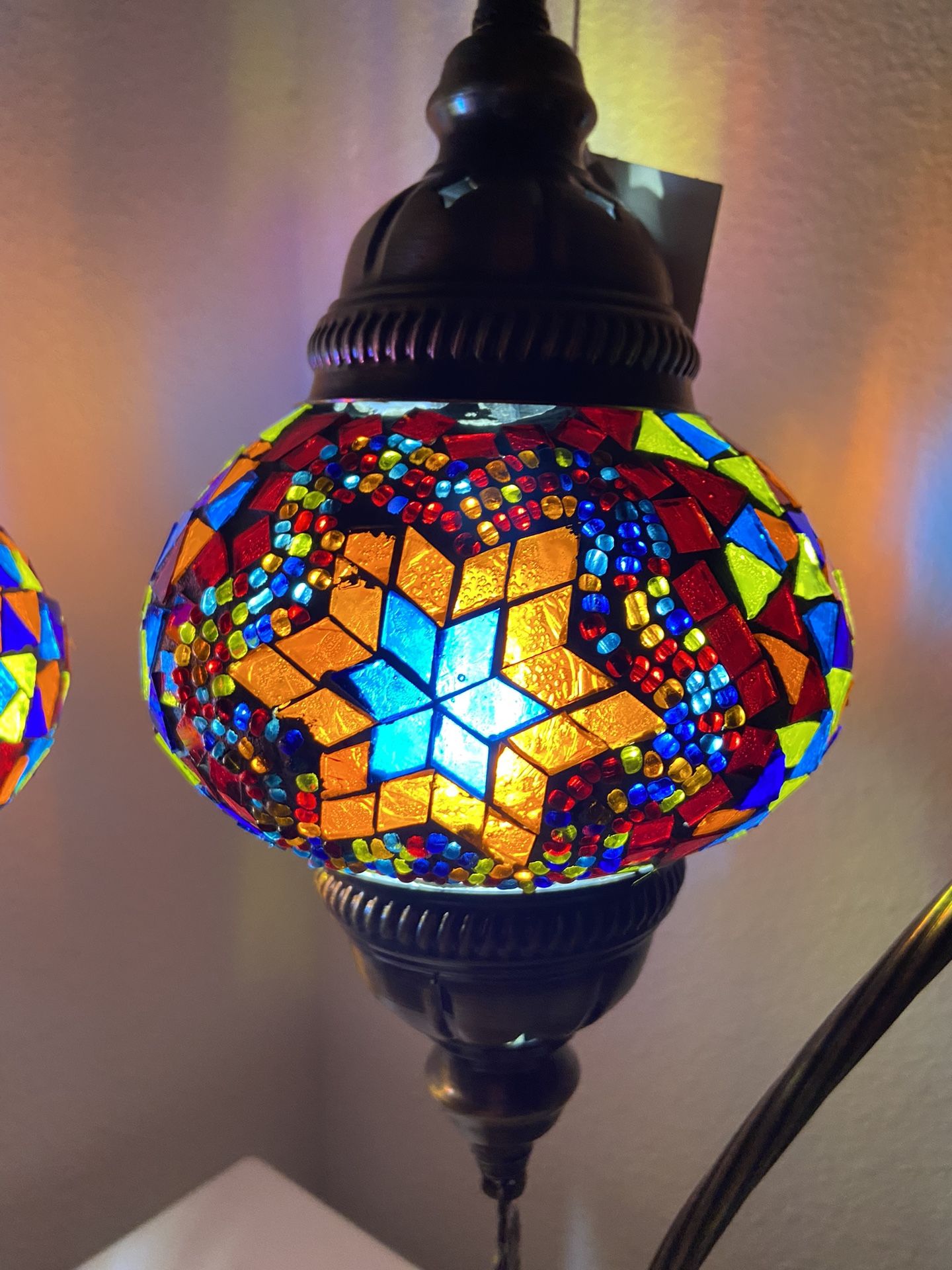 Handmade Turkish Table Lamp Set Of 2