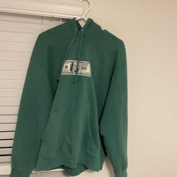 SUPREME 100 DOLLAR BILL HOODIE
