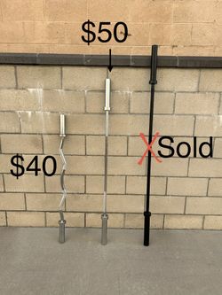 EZ Curl Bar & 5’ Barbell **See Photo For Pricing, FIRM PRICE**