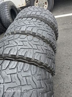 4 Used Tires Lt296 60r20 Toyo RT Open Country $250.00