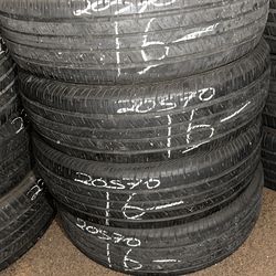 Set of 205/70/16 Continental
