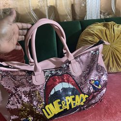 Sequins Weekender Bag