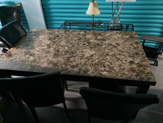 Stone top table