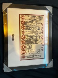One Piece Straw Hat Crew Framed Art Print
