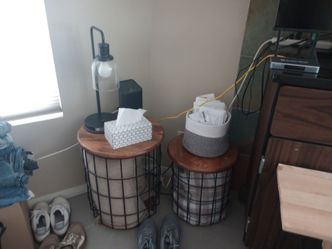 Night table with storage