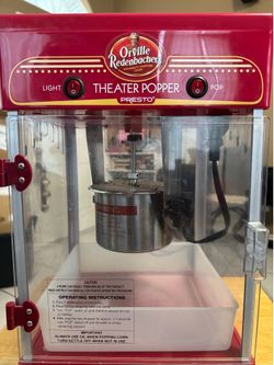 Orville Redenbacher Theater Presto popcorn machine