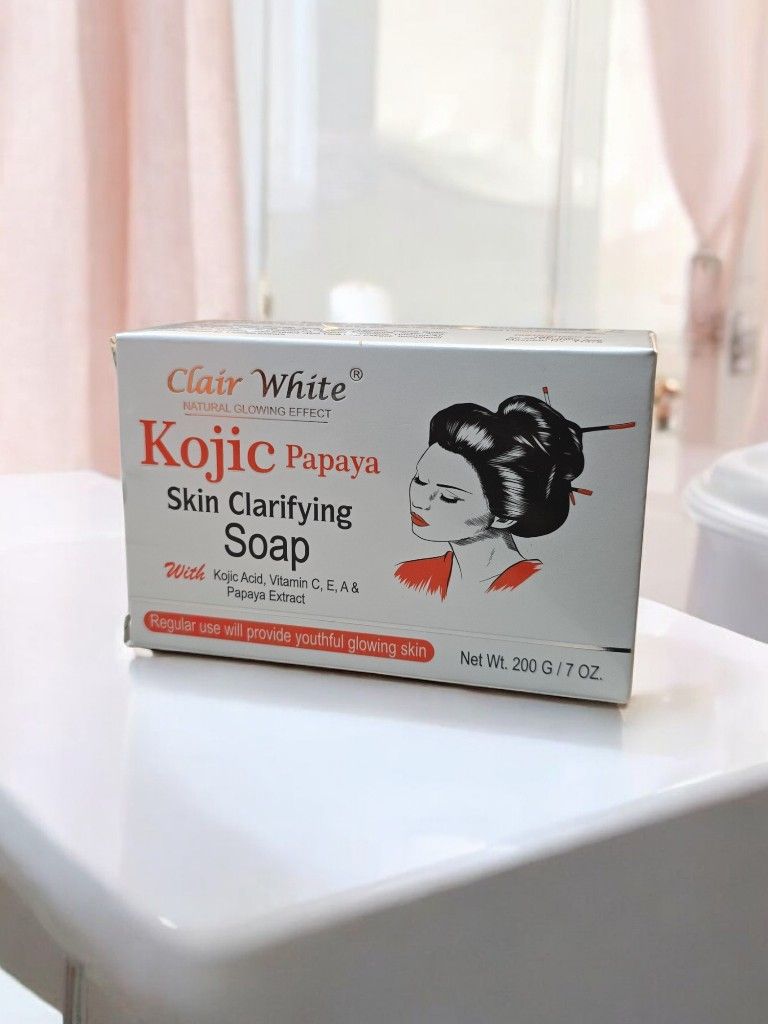 Clair White Kojic Acid, Papaya Extract Skin Clarifying Soap 7oz