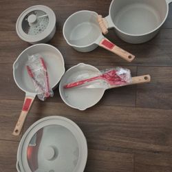 10 Pieces Deep Frying Pans Set