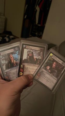 Lord of the Rings TCG Cards Legolas Gimli Aragorn