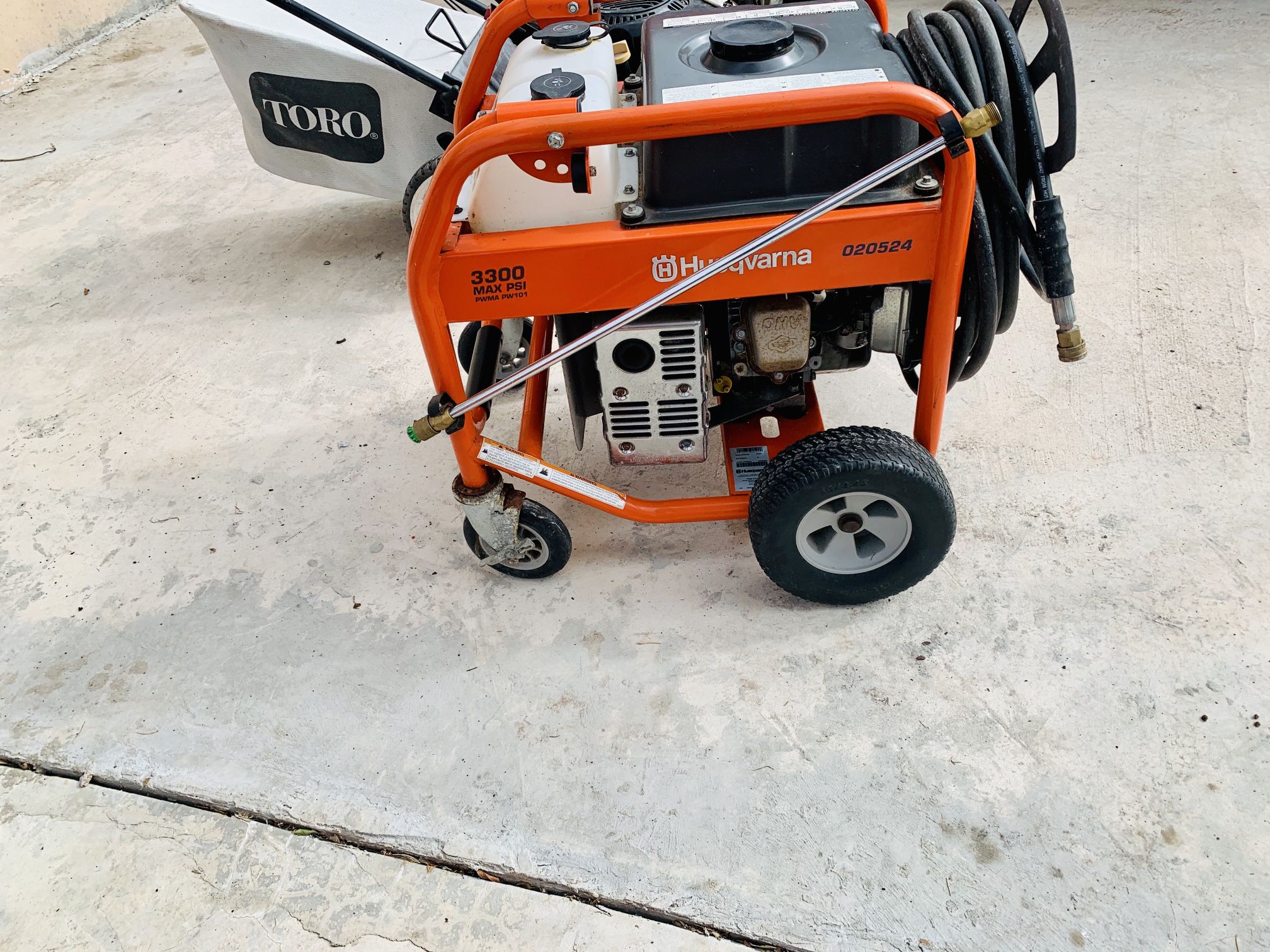Husqvarna 3300-PSI Commercial Pressure Washer & Other
