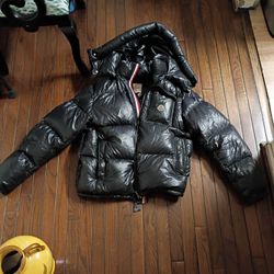Sz 2x Monclear Hooded Down Jacket 